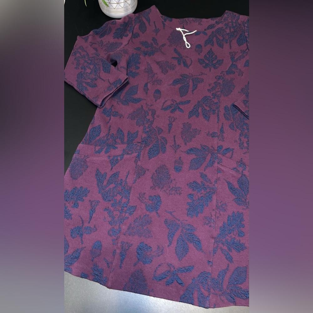 Joules Rhona Jersey Jacquard Tunic Dress with Pockets Size 4 BNWOT HTF